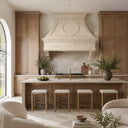 marble range hood in Massangis Clair Limestone - Image 3