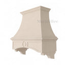 marble kitchen hood in Massangis Clair Limestone - Image 2