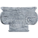 Great Wall Gray Flower Motif Marble Ionic Capital