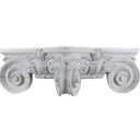 White Marble Corner Ionic Capital