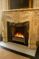 Limestone fireplace surround French style customization by Marblebee