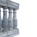 Gray Granite Step Railings