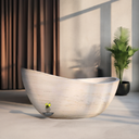 Marble bathtub white marble Freestanding bathtubs for two persons