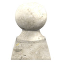 White Stone Column Tops