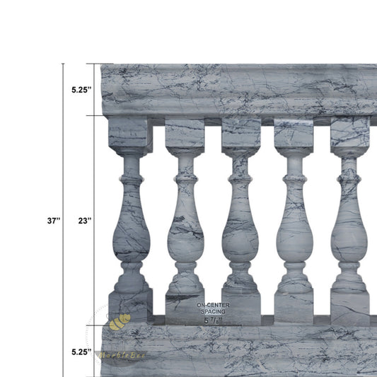 Gray Stone Balustrade