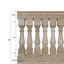 Beige Marble Railing