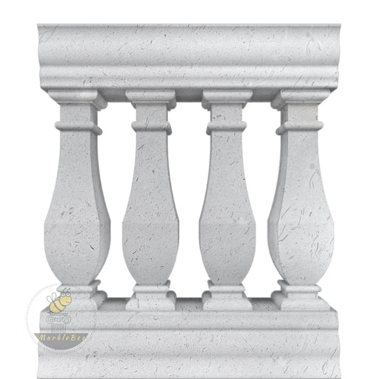 Grey Limestone Balustrade