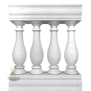 Beige Travertine Outdoor Railing For Stone Steps