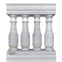 Gray Granite Step Railings
