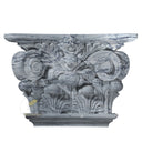 Gray Marble Corinthian Column Capitals