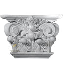 Gray Marble Corinthian Column Capitals
