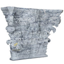 Gray Marble Corinthian Capital Architecture