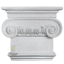 Gray Marble Ionic Capital