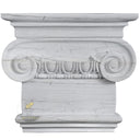 Gray Marble Ionic Capital