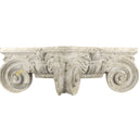 White Marble Corner Ionic Capital