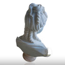 Female marble bust