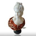 Graceful Neoclassical Woman Bust Sculpture