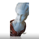 Graceful Neoclassical Woman Bust Sculpture