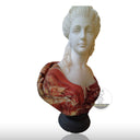 Graceful Neoclassical Woman Bust Sculpture