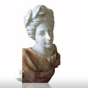 Laurel Crowned Muse Marble Bust Scuplture