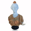 Beautiful customizable Maiden Marble Bust with Dual-Tone Detailing
