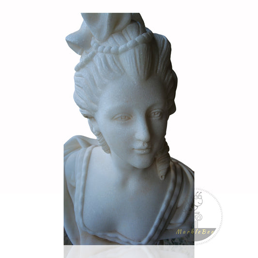 Marble Bust of Marie Antoinette