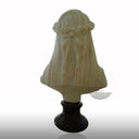 Marblebee marble bust of woman with veil