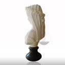 Marblebee marble bust of woman with veil