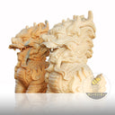 Sunset Red Marble Dragon