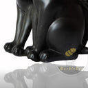 Black Limestone Marble Cat