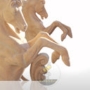 Sunset Red Marble Horse