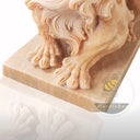 Sunset Red Marble Lions