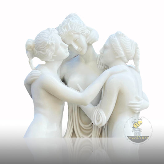 Marble Statue of the three graces