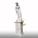 White Marble Statue of Venus Taking a Bath