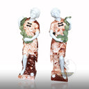 Marble Garden Statues with ornaments
