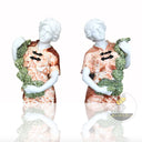 Marble Garden Statues with ornaments