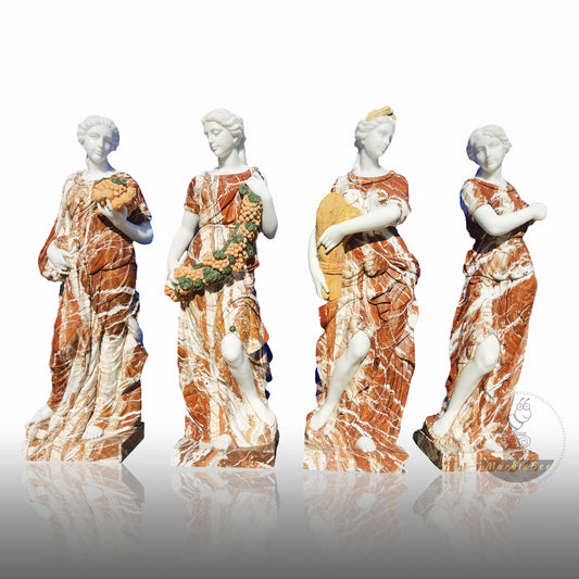 Marble Garden Sculptures of Four Season