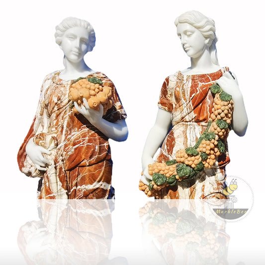 Marble Garden Sculptures of Four Season