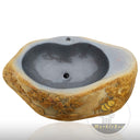 Marblebee Natural Stone Rustic Pedestal Sink