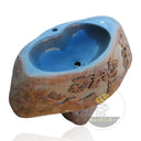 Marblebee Natural Stone Rustic Pedestal Sink