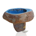 Marblebee Natural Stone Rustic Pedestal Sink