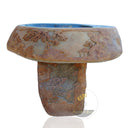 Marblebee Natural Stone Rustic Pedestal Sink