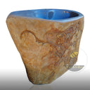 Marblebee Natural Stone Farmhouse Pedestal Sink
