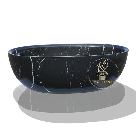 Large Black Marble Bathtub