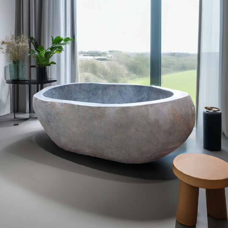 Marblebee Rock Stone tub | Riverstone tub