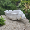Baignoire en pierre de rivière