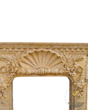 Limestone Fireplace Mantel Hearth Classical Light Brown