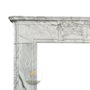 Arabescato White Marble Fireplace
