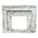Marble fireplace surround Italian Arabescato