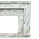 Marble fireplace surround Italian Arabescato